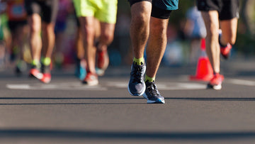 Group of people running