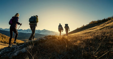 Friends hiking